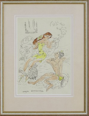 Maja Berezowska (1893 Baranowicze - 1978 Warszawa), W alkowie
