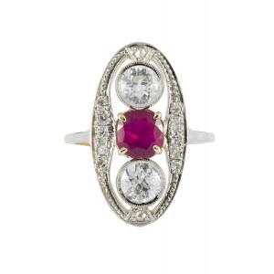 Art déco ring