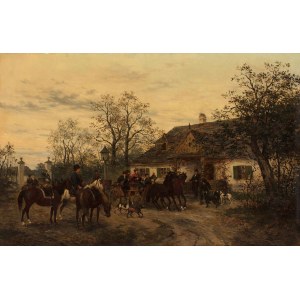 Ludwik Gędłek (1847 - 1904), Powrót z polowania