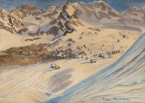 Rafał Malczewski (1892 - 1965), Widok na Dolinę Gąsienicową, ok. 1933