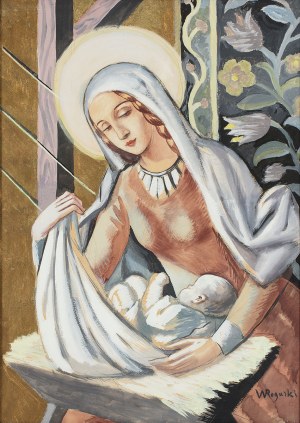 Władysław Roguski (1890 - 1940), Madonna z Dzieciątkiem, lata 30. XX w.