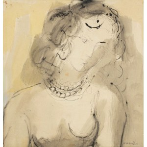 Rajmund Kanelba (1897 - 1960), Girl in a Necklace