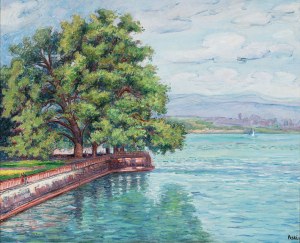 Jan Peszke (1870 - 1949), Widok na Jezioro Genewskie