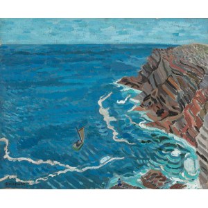 Jozef Hecht(1891 - 1951), Seascape from Brittany, circa 1930.