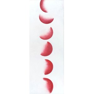 Wojciech Fangor (1922 - 2015), Red moons 1, 1961/2010