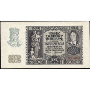 Poland. 1940 20 Zlotych Prefix O