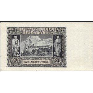 Poland. 1940 20 Zlotych Prefix O