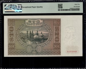 Poland. 1941 100 Zlotych Prefix D