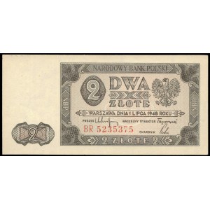 Poland. 1948 2 Zlote Prefix BR