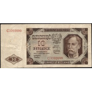 Poland. 1948 10 Zlotych Prefix C
