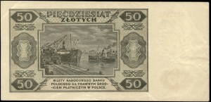 Poland. 1948 50 Zlotych Prefix BP