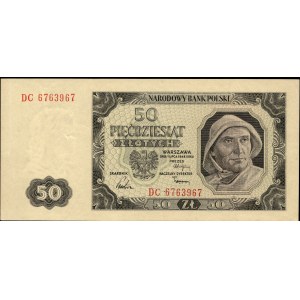 Poland. 1948 50 Zlotych Prefix DC
