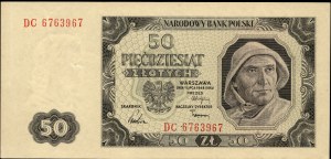 Poland. 1948 50 Zlotych Prefix DC