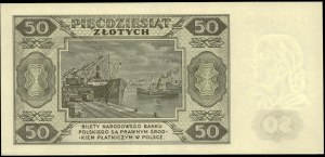 Poland. 1948 50 Zlotych Prefix EL