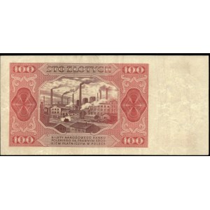 Poland. 1948 100 Zlotych Prefix GA Bez Ramki