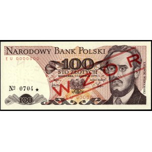 Poland. 1979 100 Zlotych Prefix EU WZOR