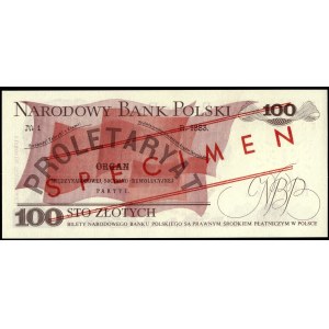 Poland. 1979 100 Zlotych Prefix EU WZOR