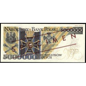 Poland. 1995 5 Millionow Zlotych Prefix AA WZOR
