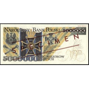 Poland. 1995 5 Millionow Zlotych Prefix CM WZOR