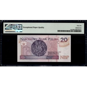 Poland. 1994 20 Zlotych Prefix YC Replacement