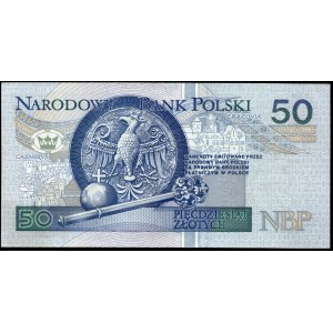 Poland. 1994 50 Zlotych Prefix EG