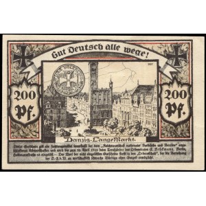 Danzig. 1922 200 Fenigow
