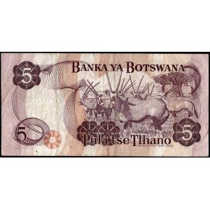 Botswana. 5 Pula 1976 Prefix C/3