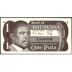 Botswana. 1 Pula 1983 Prefix A/15