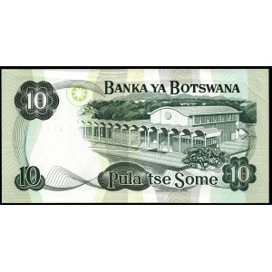 Botswana. 10 Pula 1982 Prefix D/51