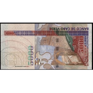 Cabo Verde. 5000 Escudos 2000 Prefix KB