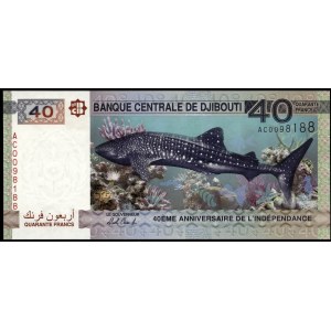 Djibouti. 40 Francs 2017