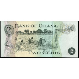 Ghana. 2 Cedis 1977 Prefiks L/1