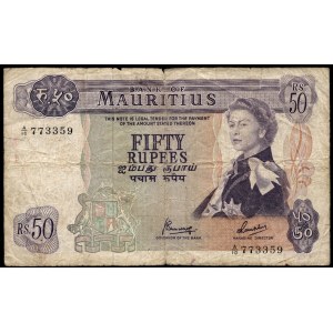 Mauritius. 50 Rupees 1967