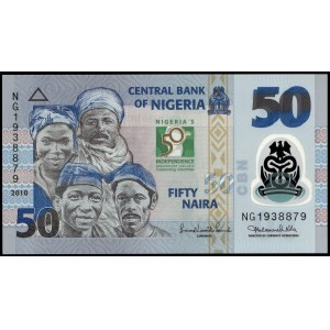 Nigeria. 50 Naira 2010 Commemorative