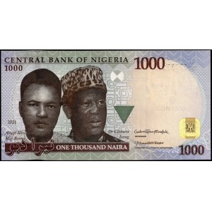 Nigeria. 1000 Naira 2021