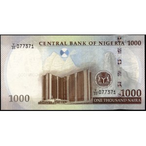 Nigeria. 1000 Naira 2021