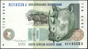 South Africa. 10 Rand 1993