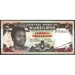 Swaziland. 2 Emalangeni 1987