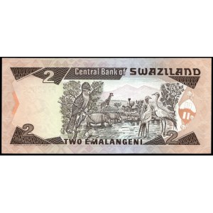 Swaziland. 2 Emalangeni 1987