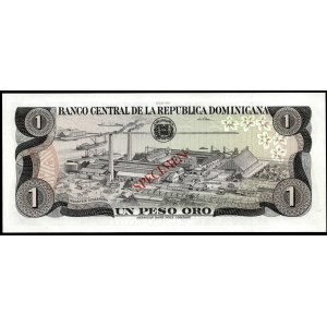 Dominican Republic. 1 Peso 1982 Specimen