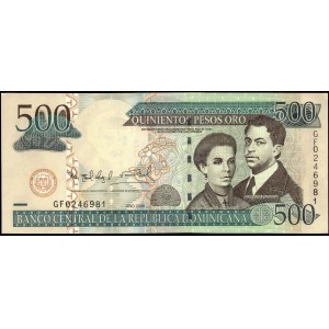 Dominican Republic. 500 Pesos 2006