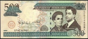 Dominican Republic. 500 Pesos 2006