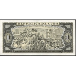 Cuba. 1 Peso 1964 SPECIMEN