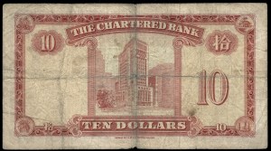 Hong Kong. 10 Dollars 1962