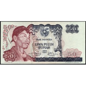 Indonesia. 50 Rupiah 1968 Replacement