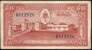 Laos. 50 Kip 1957