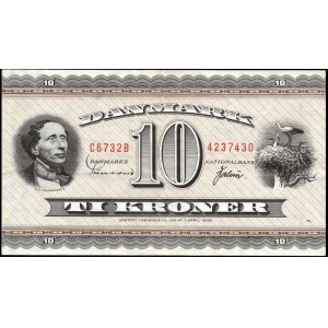 Denmark. 10 Kroner 1964