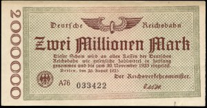 Germany. 2 Million Marks 1923