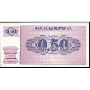 Slovenia. 0.50 Tolarjev 1990 Rare