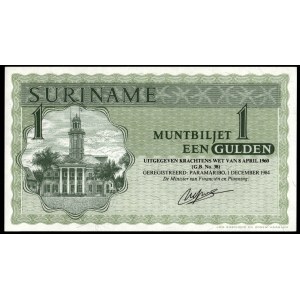 Suriname. 1 Gulden 1984